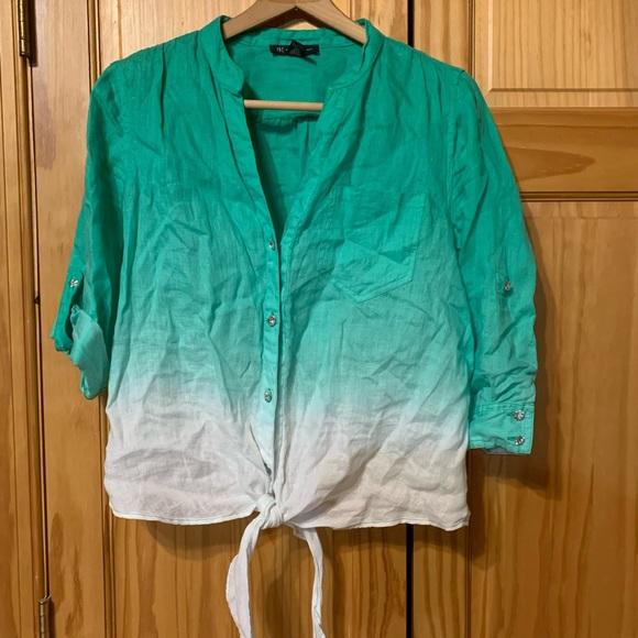 Inc Linen - pastel green - size 10 - Picture 1 of 3